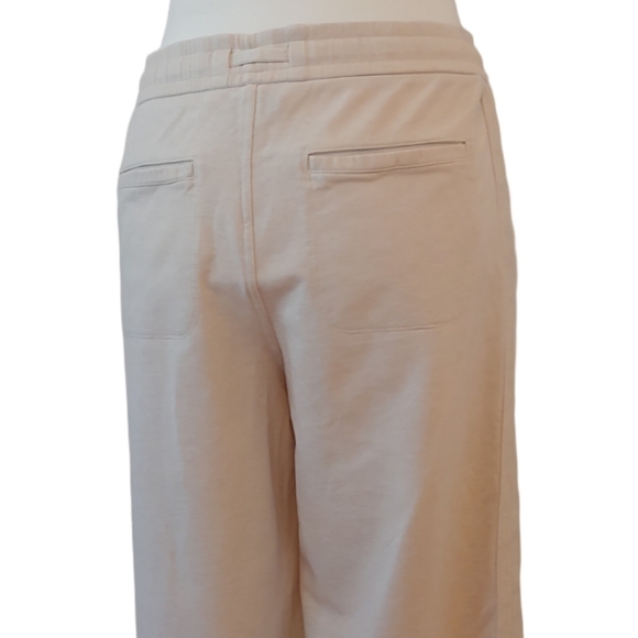 Athleta Heathered Women's Wide Leg Crop Pants in Cream size 6 - Picture 15 of 17
